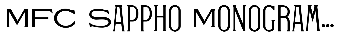 MFC Sappho Monogram Solid 10000 Impressions
